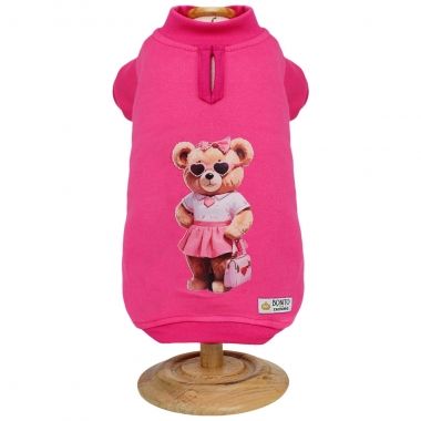 Blusa Moletom Urso Pink