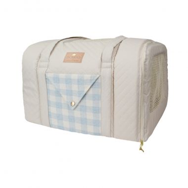 Bolsa Avio Classic Xadrez Azul	