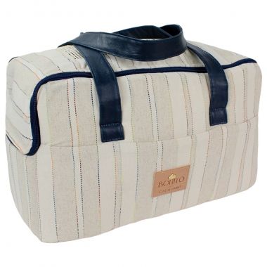 Bolsa Viagem Velvet Linen Marinho 