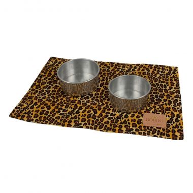 Porta Comedouro Animal Print Ona